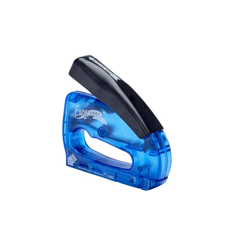 Arrow Fastener Arrow 5650DTB-6 Easy Shot Staple Gun, Manual Stapler for Decorating and Crafts, Includes Stapling base and 400 JT21 Staples, Blue - Image 3